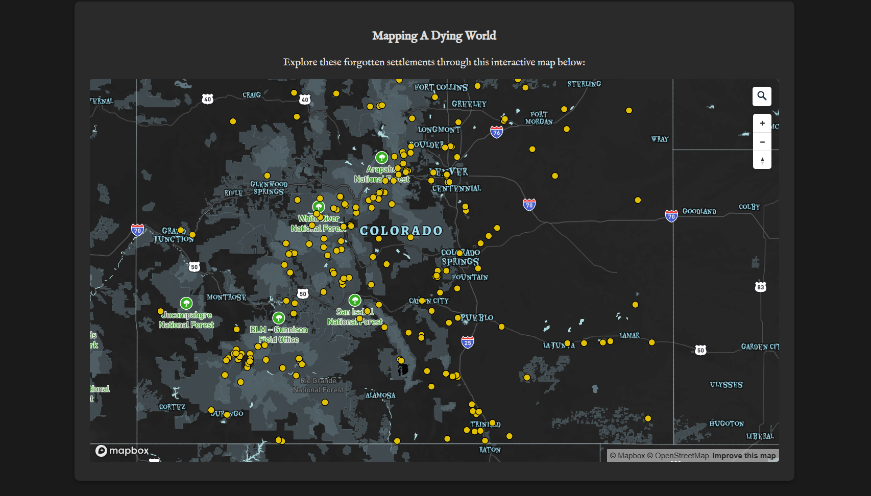 Colorado Ghost Towns